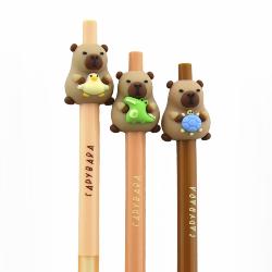 Bolígrafos de Gel Capybara - Display 36 unidades