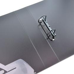 Carpeta 2 Anillas 40 mm Deluxe Negro