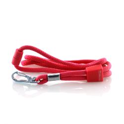 Lanyard Cinta Redonda Rojo