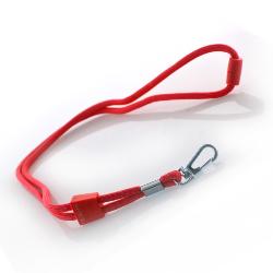 Lanyard Cinta Redonda Rojo