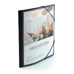 Carpeta con Gomas A4+ Personalizable Negro