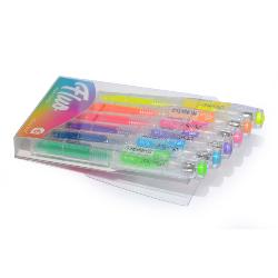 FLUO  Marcador Recargable - Blister 6 U.