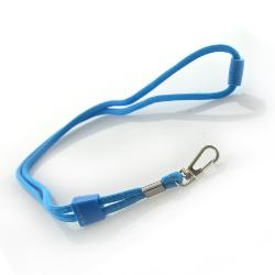 Lanyard Cinta Redonda Azul Claro