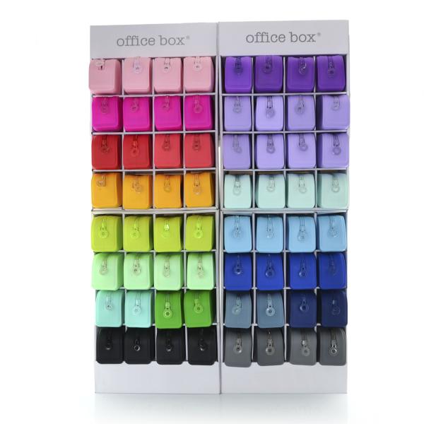 Rainbow Display Silicone Porta todo Cuadrado 