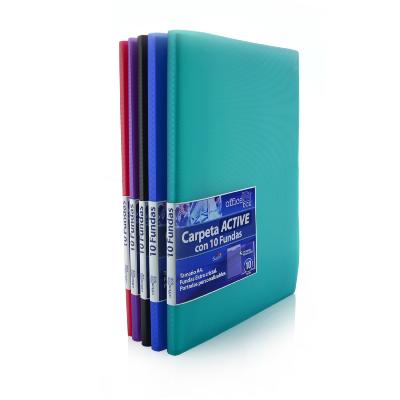 Carpeta 10 Fundas A4 Supra
