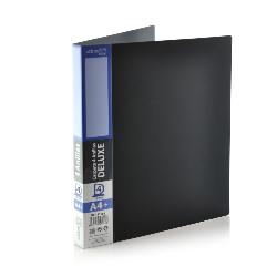 Carpeta 4 Anillas 16 mm Deluxe Negro