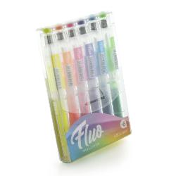 FLUO  Marcador Recargable - Blister 6 U.